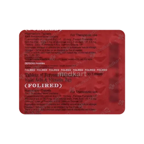 folired tablet 30's